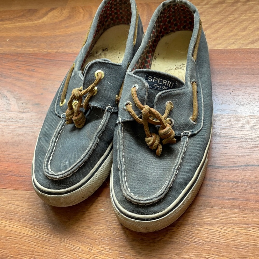 Genuine Sperry denim topsiders